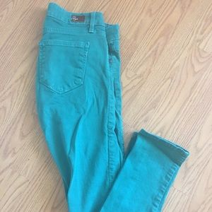 Light green Paige denim size 28